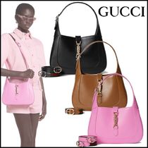 25新作 グッチ ジャッキー 1961 ミディアム バッグ レザー (GUCCI