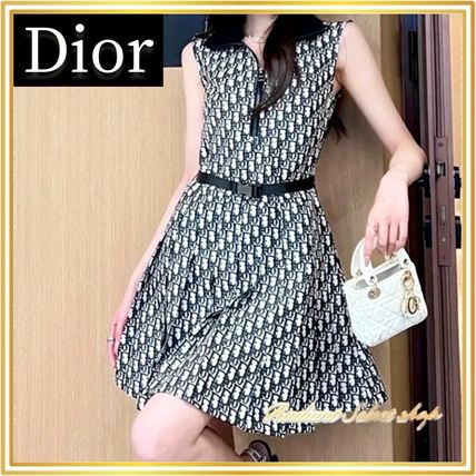 ネイビー（紺）系 Dior(ディオール) ワンピース・オールインワン