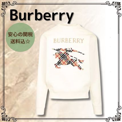 ホワイト（白）系 Burberry(バーバリー) スウェット・トレーナー