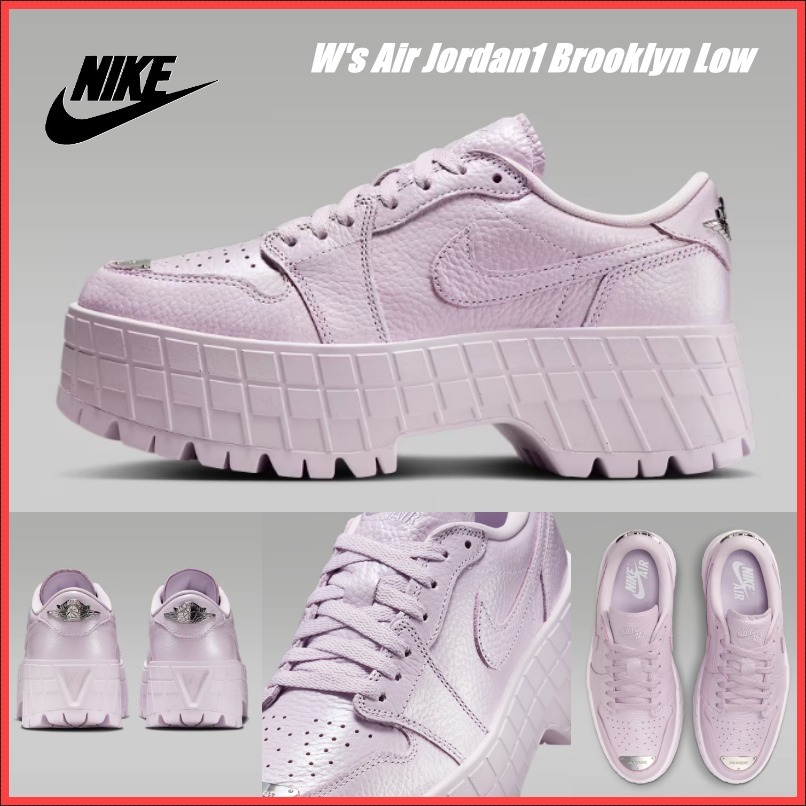 NIKE] Women's Air Jordan1 Brooklyn Low / Doll Pink (Nike