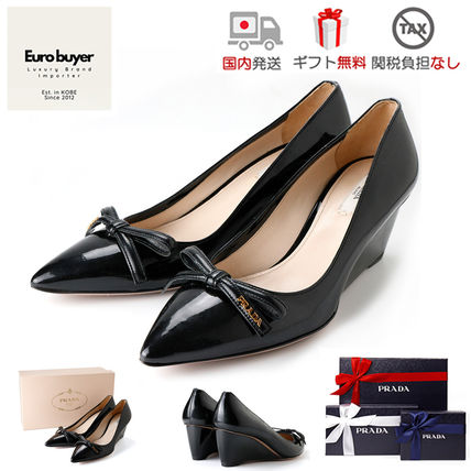 リボン PRADA(プラダ) 靴・シューズ(レディース) - ブランド通販のBUYMA