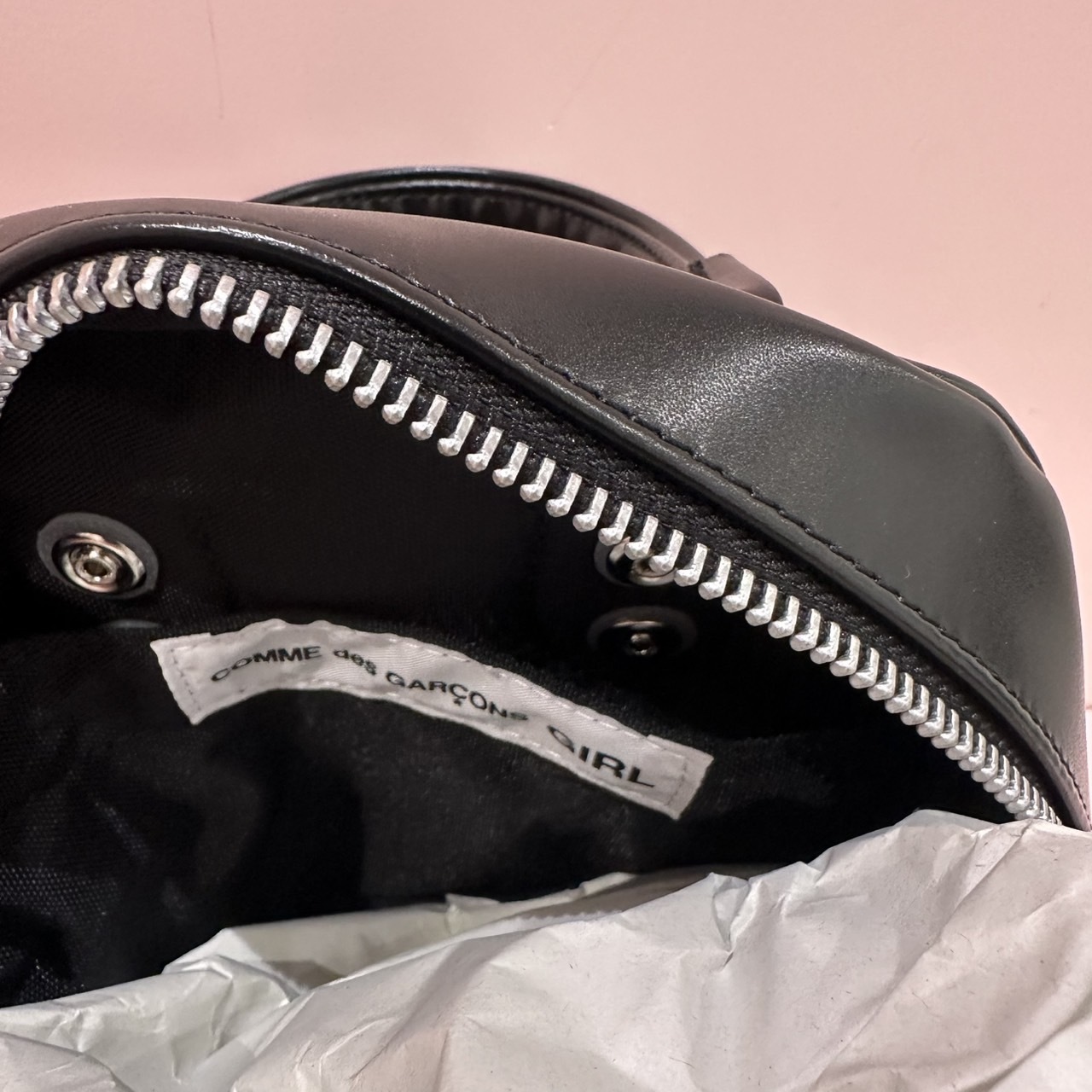 チャームが可愛い】コムデギャルソンガール デザインバッグ (COMME des