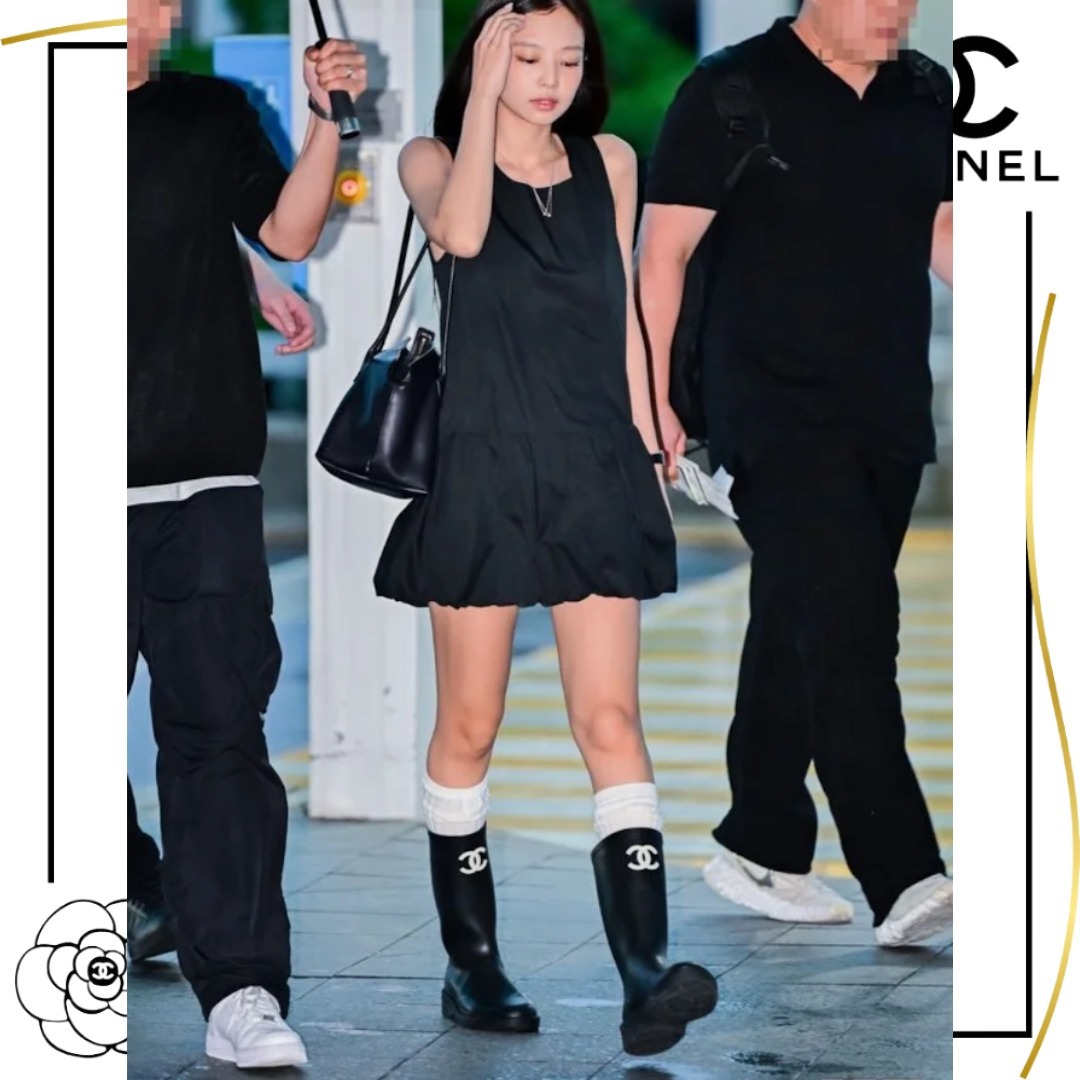 ジェニーちゃん愛用♡世界で大人気】CHANEL レインブーツ (CHANEL