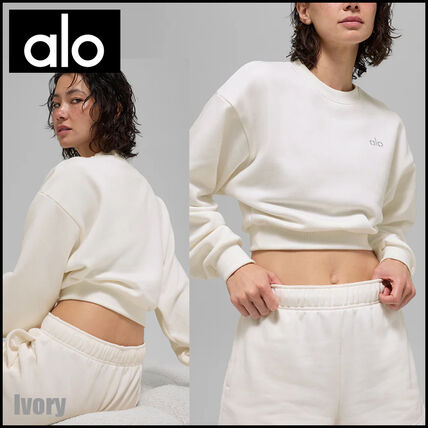 ロゴ ALO Yoga(アロー) スウェット・トレーナー(レディース