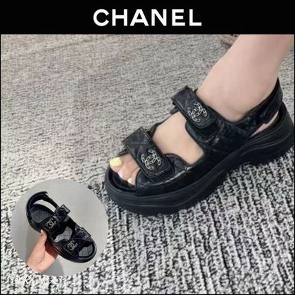 スポサン CHANEL(シャネル) サンダル・ミュール(レディース
