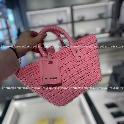 ピンク系 BALENCIAGA(バレンシアガ) かごバッグ(レディース