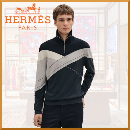 ジップ HERMES(エルメス) ニット・セーター(メンズ) - ブランド通販のBUYMA