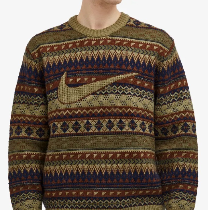 寒い冬の日にピッタリ☆【NIKE】フェアアイル Swoosh セーター (Nike