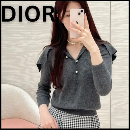 グレー（灰色）系 Dior(ディオール) ニット・セーター(レディース) 2