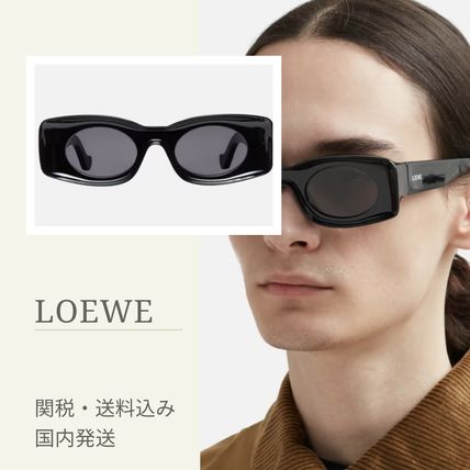 スクエア LOEWE(ロエベ) サングラス(メンズ) - ブランド通販のBUYMA