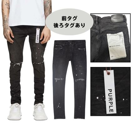 ブラック（黒）系 PURPLE BRAND(パープルブランド) デニム・ジーパン