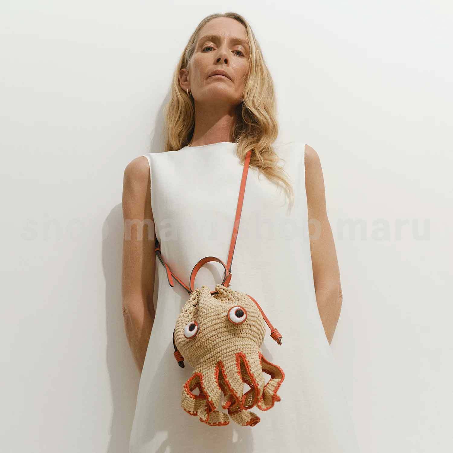 Anya Hindmarch◇タコクロスボディバッグ◇かごバッグ (Anya Hindmarch