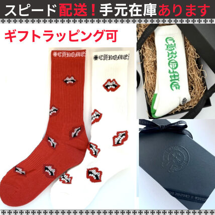 レッド（赤）系 CHROME HEARTS(クロムハーツ) 靴下・ソックス(メンズ