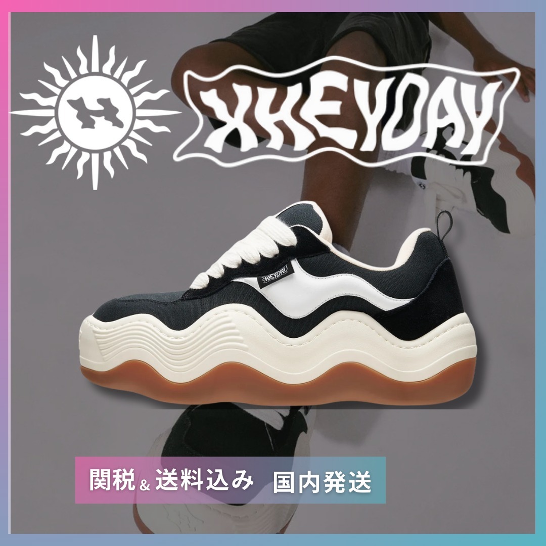 XHEYDAY 】Triple Wavy Black スニーカー 関送料込 (XHEYDAY