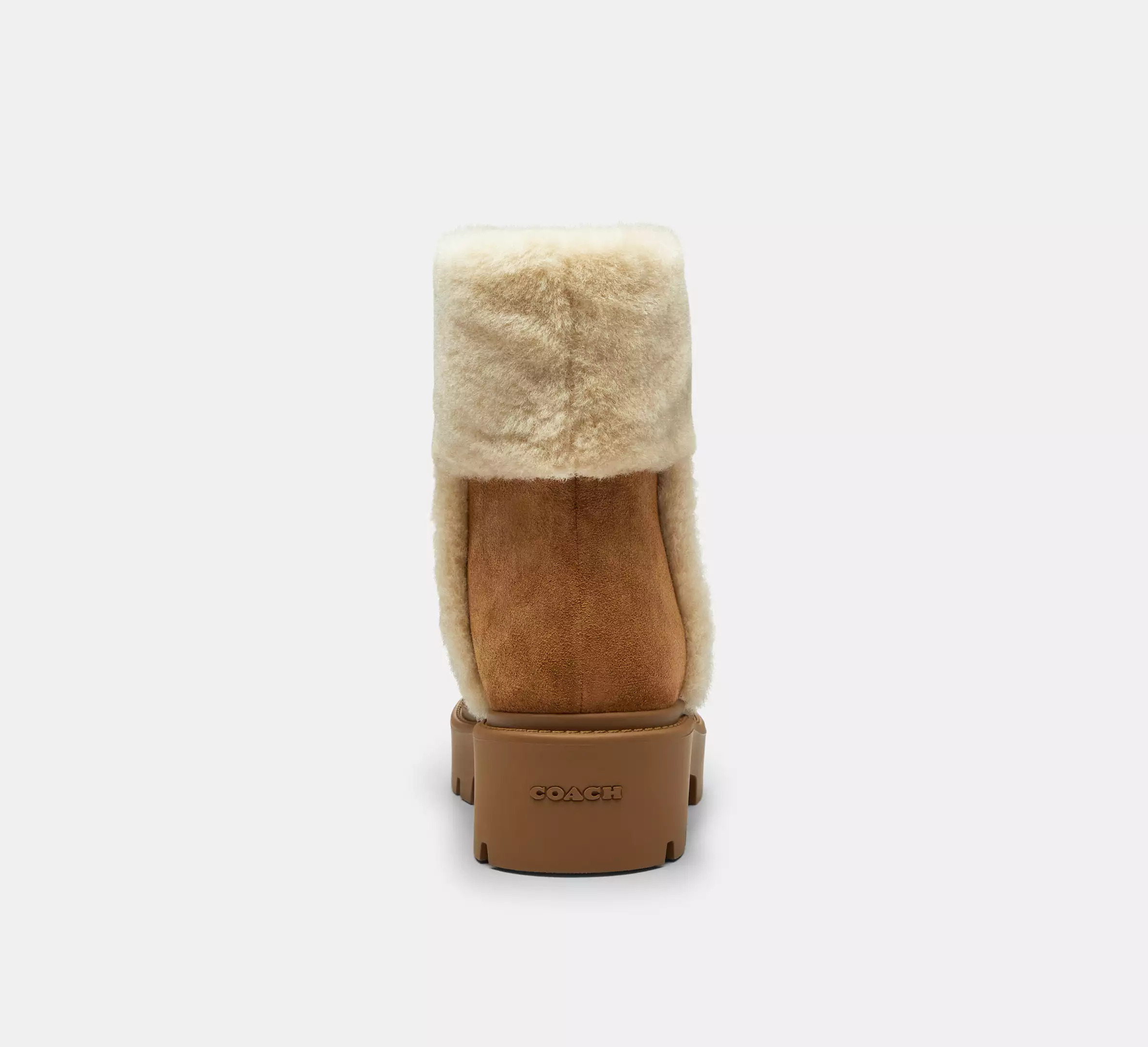 Coach】Chunky Sherpa Bootie In Signature Suede◇国内発送◇ (Coach