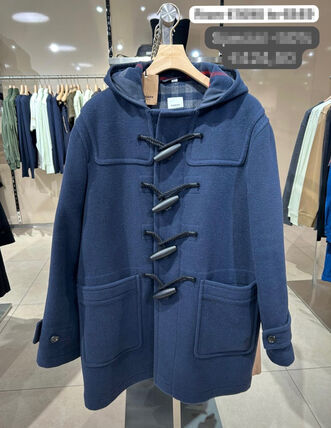 ネイビー（紺）系 Burberry(バーバリー) ダッフルコート(メンズ