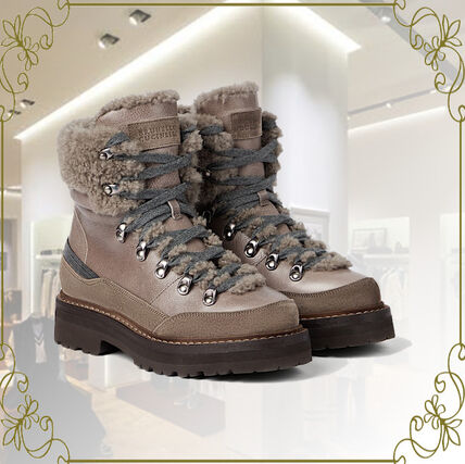 ブラウン（茶色）系 22.5cm BRUNELLO CUCINELLI(ブルネロクチネリ