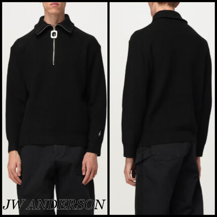 ハーフジップ J W ANDERSON(ジェイダブリュ アンダーソン) ニット