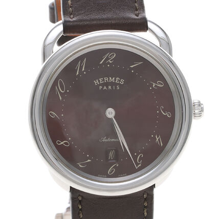 シルバー（銀色）系 HERMES(エルメス) アナログ時計(メンズ