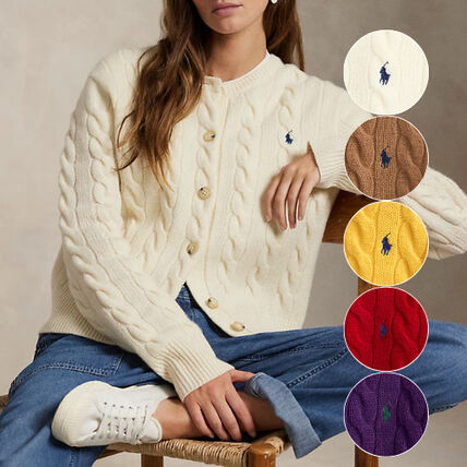 カシミヤ POLO RALPH LAUREN(ポロラルフローレン) カーディガン