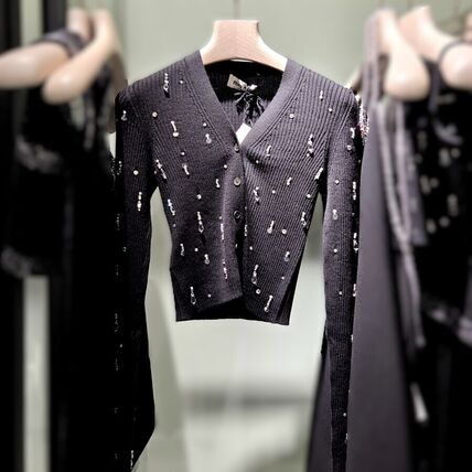 ビジュー MiuMiu(ミュウミュウ) カーディガン(レディース) - 海外通販