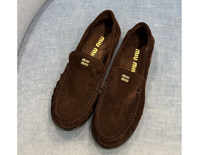 25cm MiuMiu(ミュウミュウ) ローファー・オックスフォード(レディース