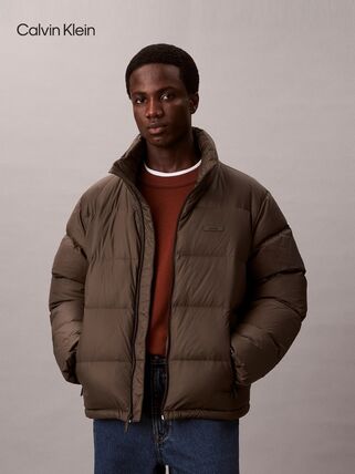 グレー（灰色）系 Calvin Klein(カルバンクライン) ダウンジャケット