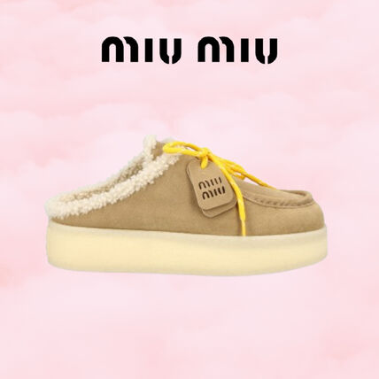 厚底 MiuMiu(ミュウミュウ) サンダル・ミュール(レディース