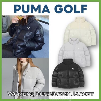 ベージュ系 L PUMA(プーマ) ダウンジャケット・コート(レディース