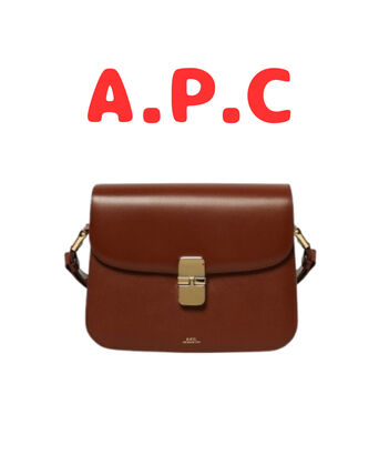 ブラウン（茶色）系 A.P.C.(アーペーセー) ショルダーバッグ