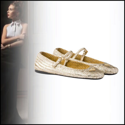 ゴールド（金色）系 25cm PRADA(プラダ) ブーツ(レディース) 靴