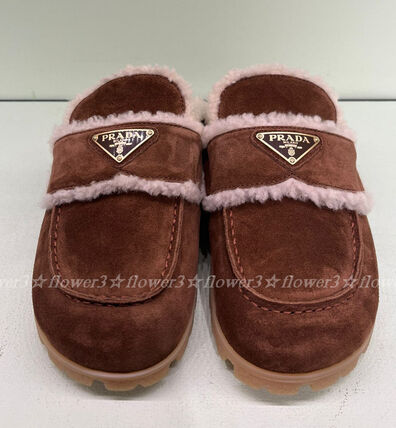 スエード PRADA(プラダ) サンダル・ミュール(レディース) - ブランド