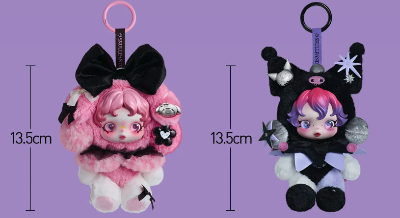 POPMART】SKULLPANDA × KUROMI ぬいぐるみペンダント (POP MART/バッグ