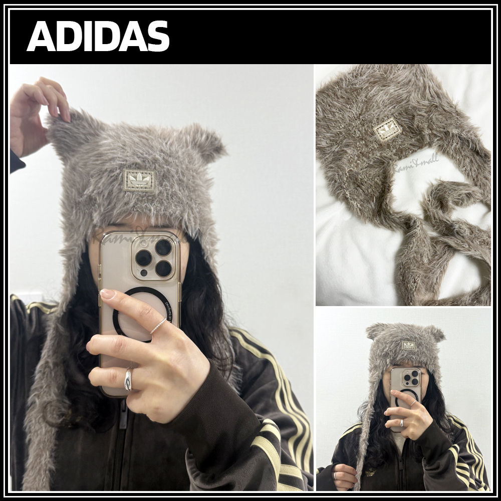 25AW新作可愛い☆猫 ビーニー【ADIDAS】New Year Beanie (adidas