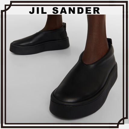 ブラック（黒）系 Jil Sander(ジルサンダー) スリッポン(レディース