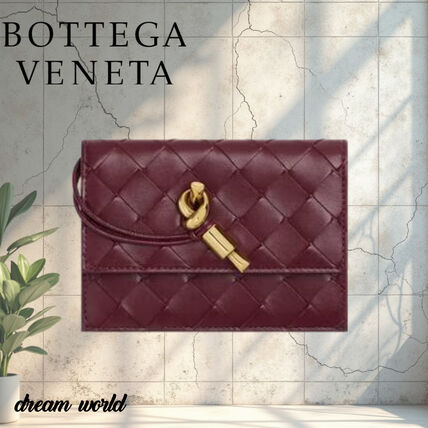 レッド（赤）系 BOTTEGA VENETA(ボッテガヴェネタ) カードケース・名刺