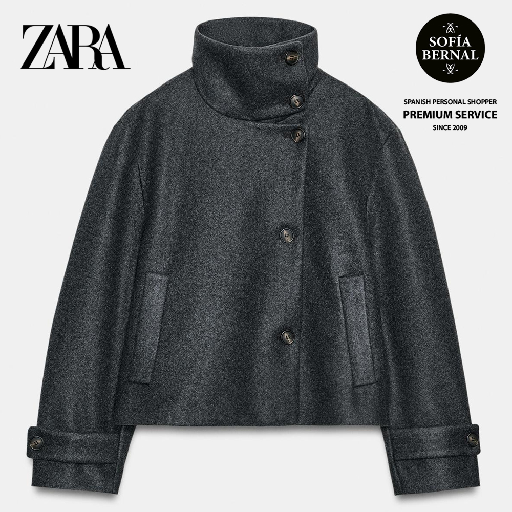 ZARA ハイネックショートコート (ZARA/ジャケット) 2078/780/803【BUYMA】