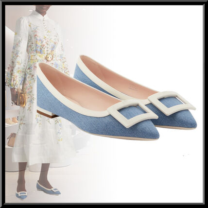 ブルー（青）系 Roger Vivier(ロジェ・ヴィヴィエ) フラットシューズ