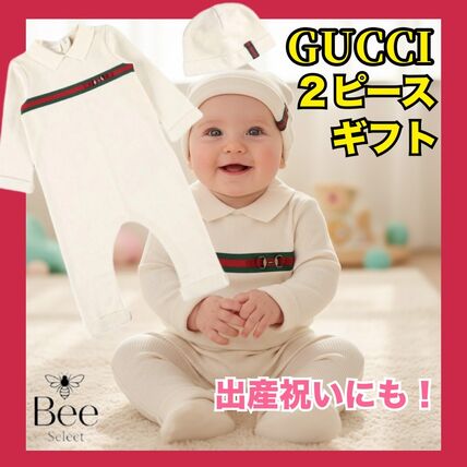 GUCCI(グッチ) ベビーロンパース・カバーオール(ベビー・キッズ