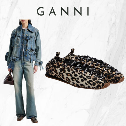 レオパード（ヒョウ柄） Ganni(ガニー) 靴・シューズ(レディース