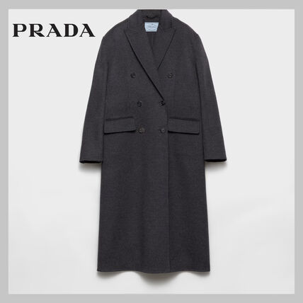 グレー（灰色）系 PRADA(プラダ) コート(レディース) - ブランド通販の