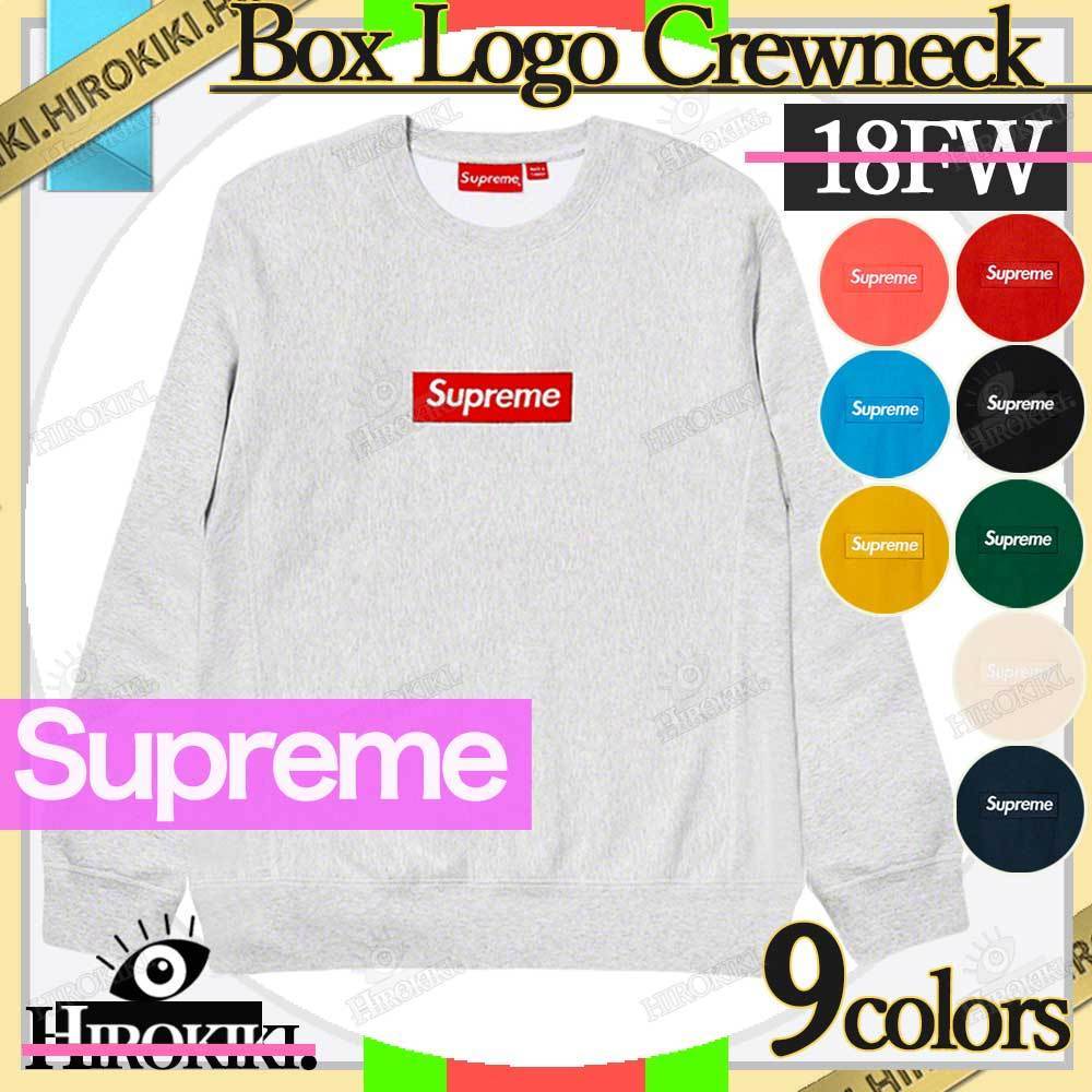 18AW /Supreme Box Logo Crewneck ボックス ロゴ クルーネック