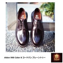 Alden] 990 Color 8 バーガンディ―コードバン プレーントゥ (ALDEN