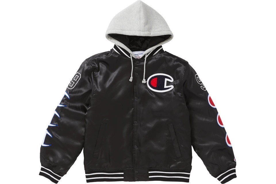 Supreme Champion Hooded Satin Varsity Jacket シュプリーム (Supreme