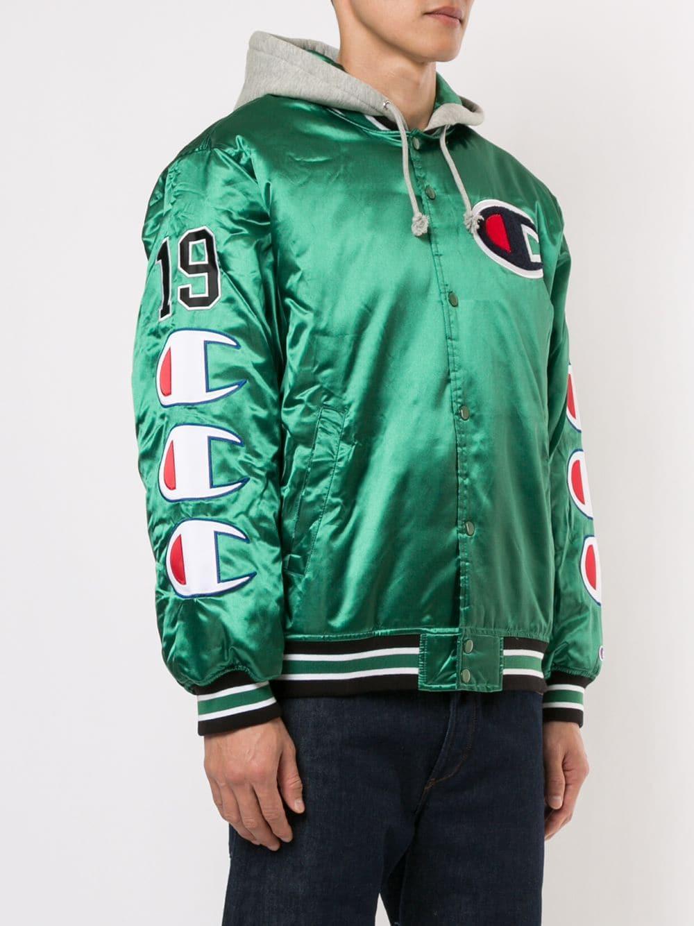 Supreme Champion Hooded Satin Varsity Jacket シュプリーム (Supreme