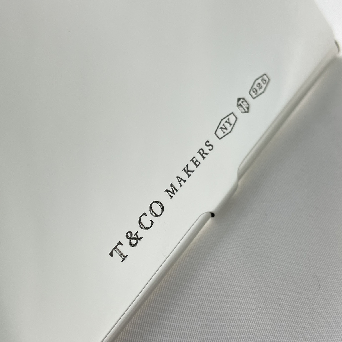 Tiffanyティファニー☆メイカーズ カードケース☆シルバー☆名刺