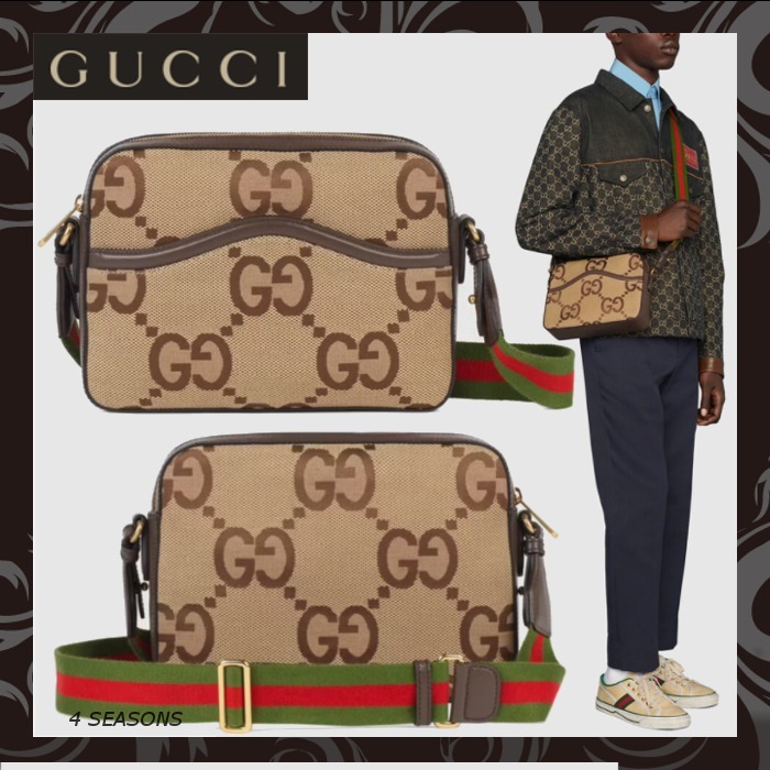 売切必至☆Gucci ジャンボGG メッセンジャーバッグ☆New Arrival