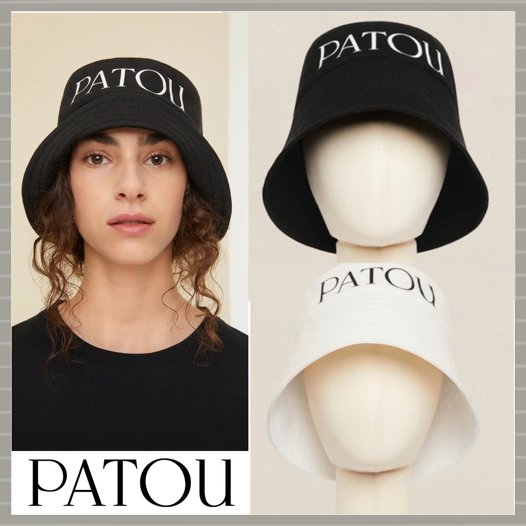 PATOU】ロゴ オーガニックコットン バケットハット/ 各色 (PATOU