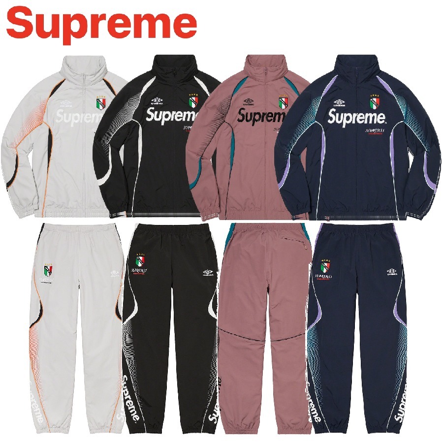 22SS Week11 Supreme Umbro Track Jacket & Pant セットアップ