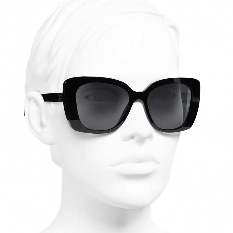 新作♡CHANEL 5422B ブラックロゴサングラス 【関税込】 (CHANEL